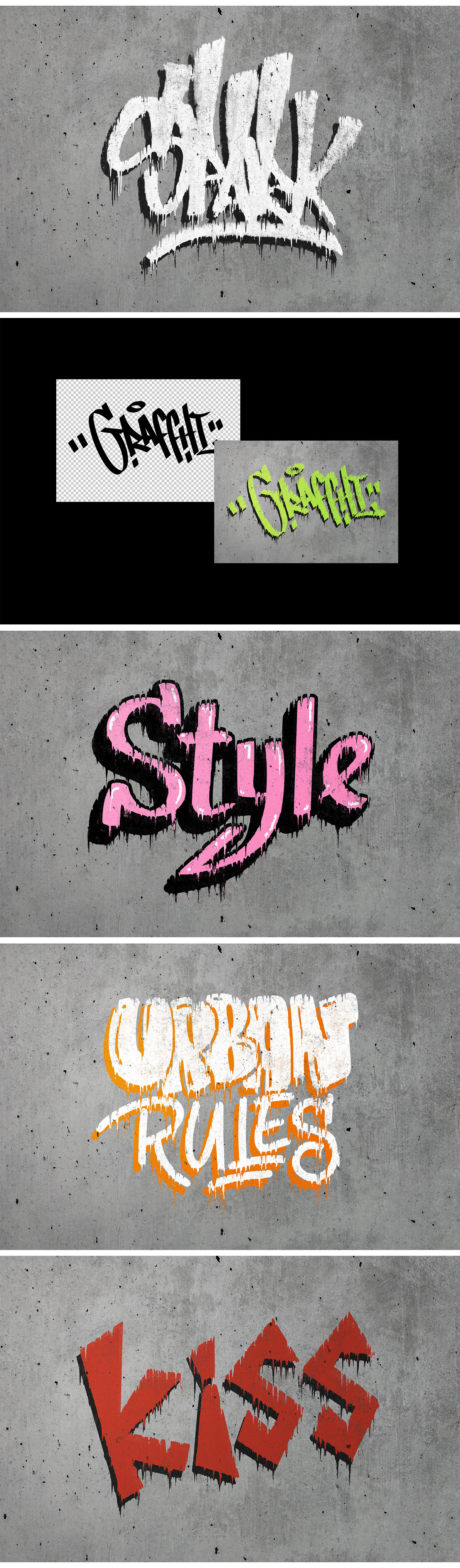 Bold Graffiti Text & Logo Effect Bold Graffiti Text & Logo Effect