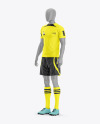 Soccer Kit w/ Mannequin Mockup - Half Side View