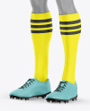 Soccer Kit w/ Mannequin Mockup - Half Side View