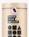 Kraft Paper Tube Mockup