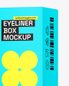 Glossy Eyeliner Box Closed Mockup