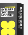Glossy Eyeliner Box Closed Mockup