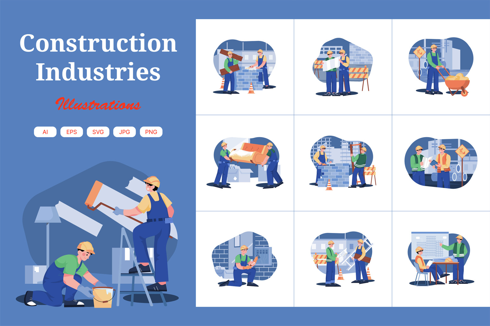 M431_Construction Illustration Pack M431_Construction Illustration Pack