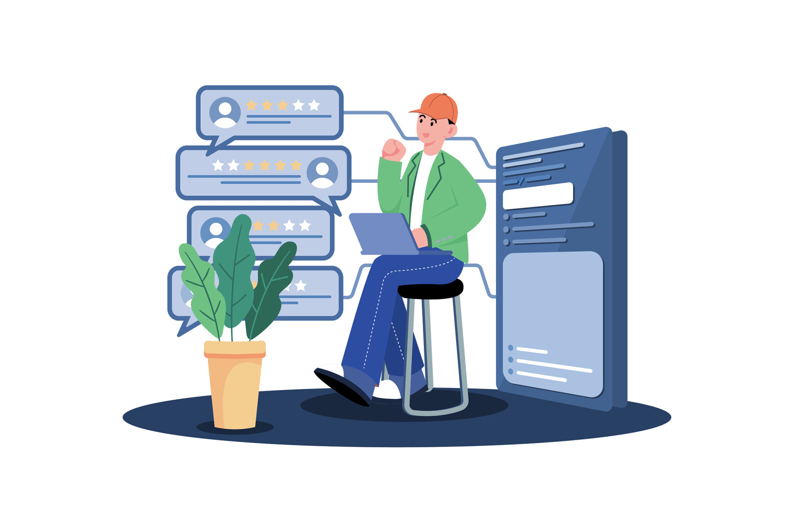 M730_Customer Feedback Illustration Pack 2 M730_Customer Feedback Illustration Pack 2