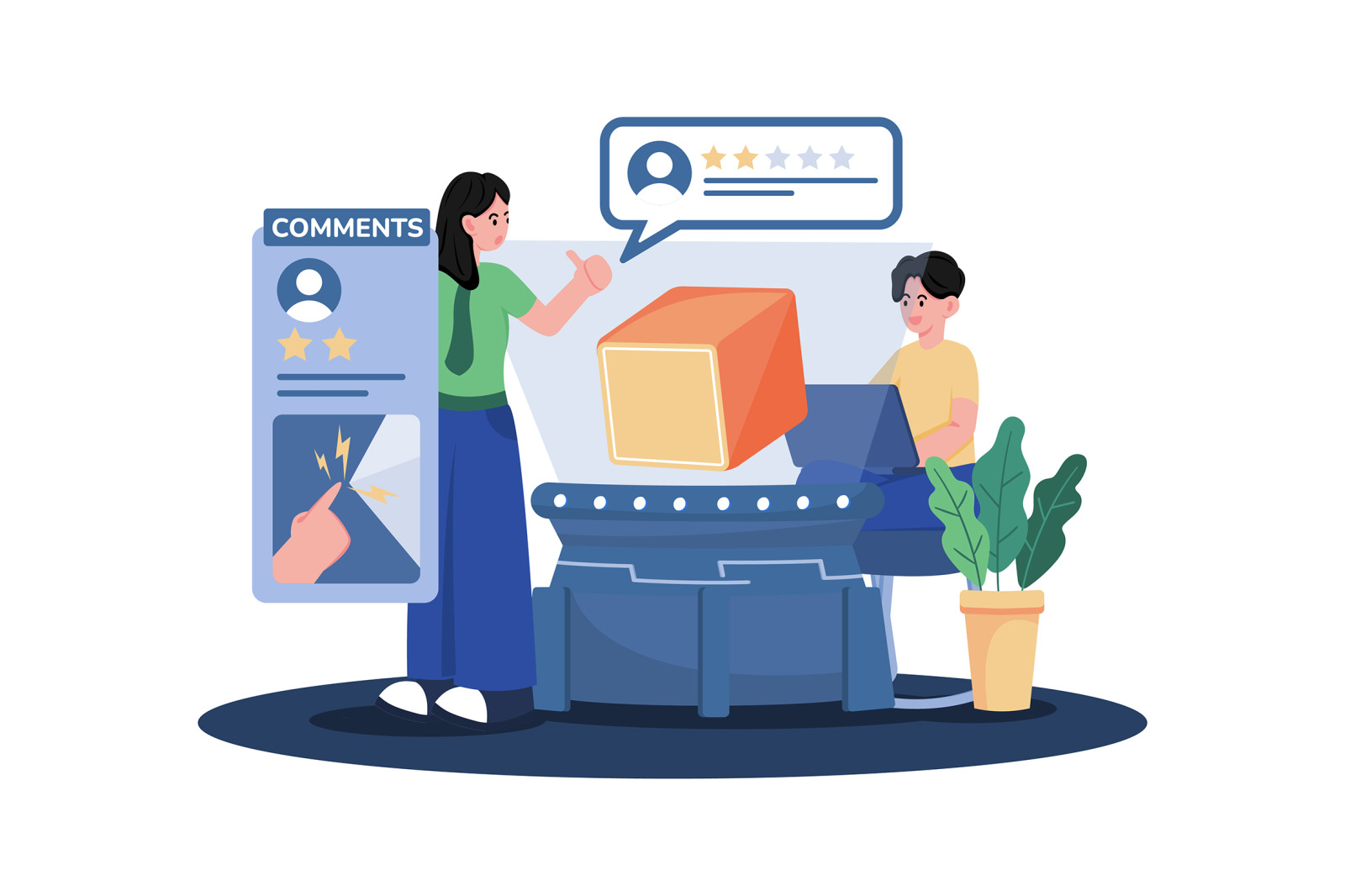 M730_Customer Feedback Illustration Pack 2 M730_Customer Feedback Illustration Pack 2