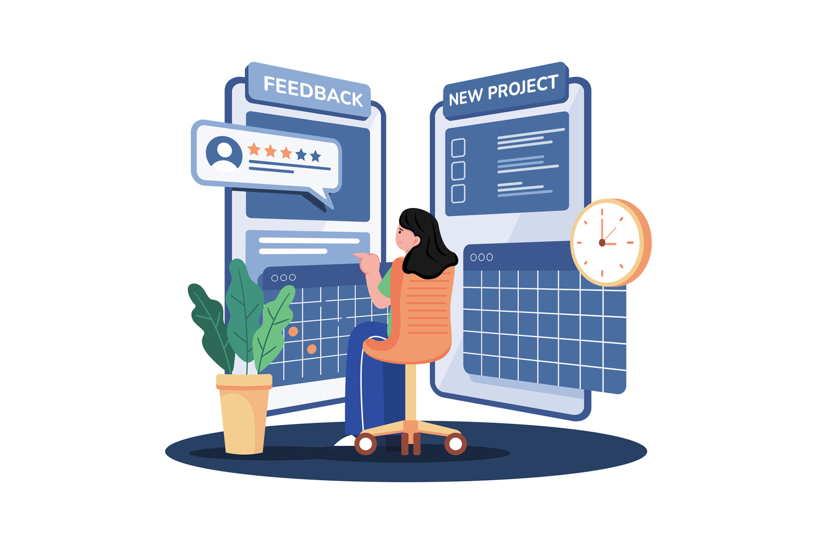 M730_Customer Feedback Illustration Pack 2 M730_Customer Feedback Illustration Pack 2