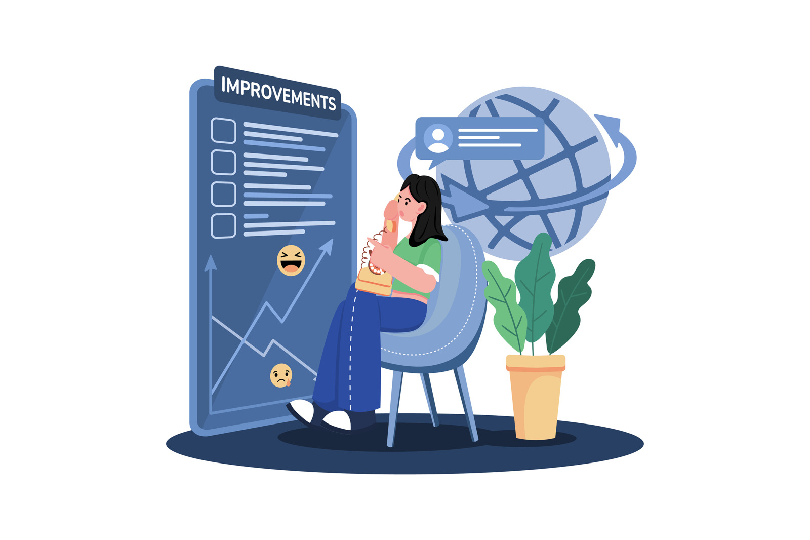 M730_Customer Feedback Illustration Pack 1 M730_Customer Feedback Illustration Pack 1