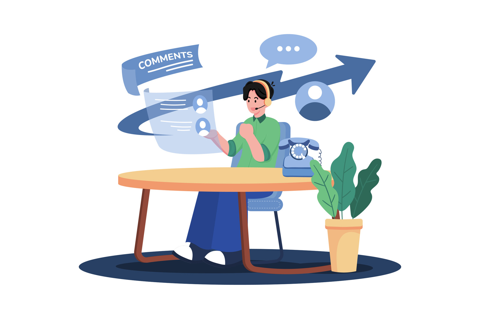M730_Customer Feedback Illustration Pack 1 M730_Customer Feedback Illustration Pack 1
