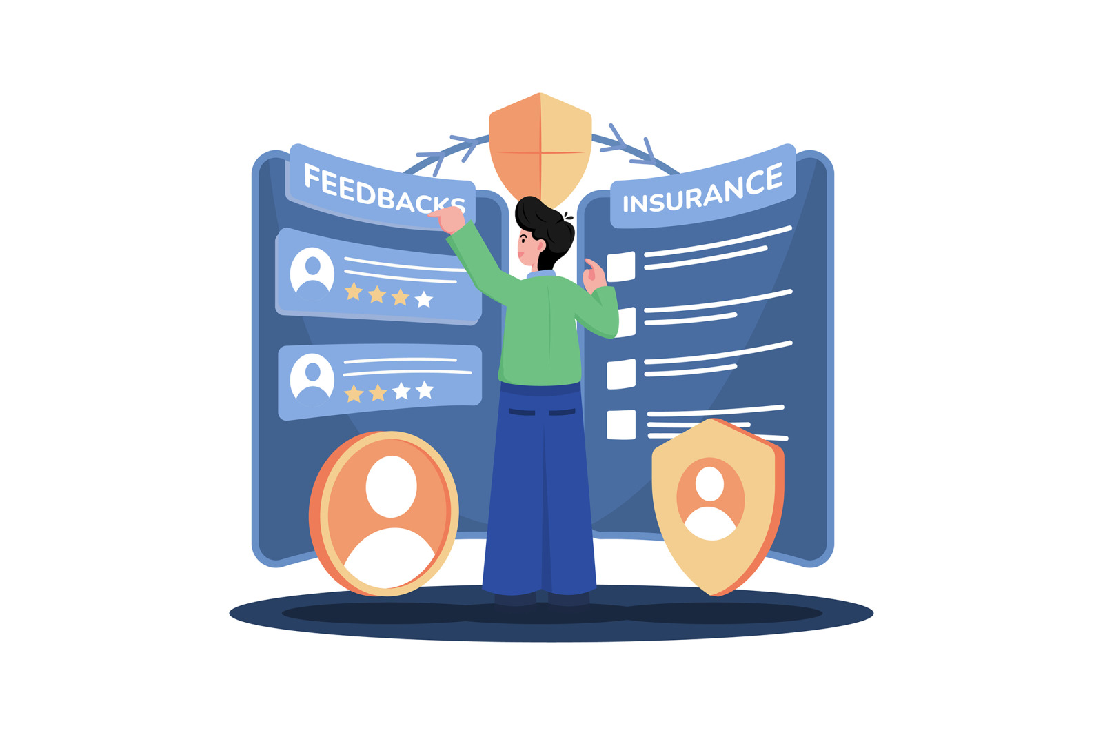 M730_Customer Feedback Illustration Pack 1 M730_Customer Feedback Illustration Pack 1
