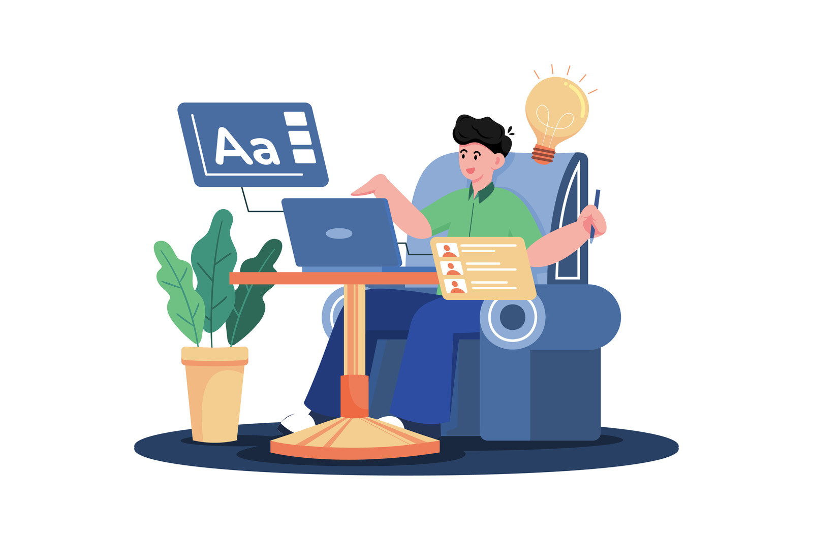 M731_Multitasking Concept Illustration Pack M731_Multitasking Concept Illustration Pack