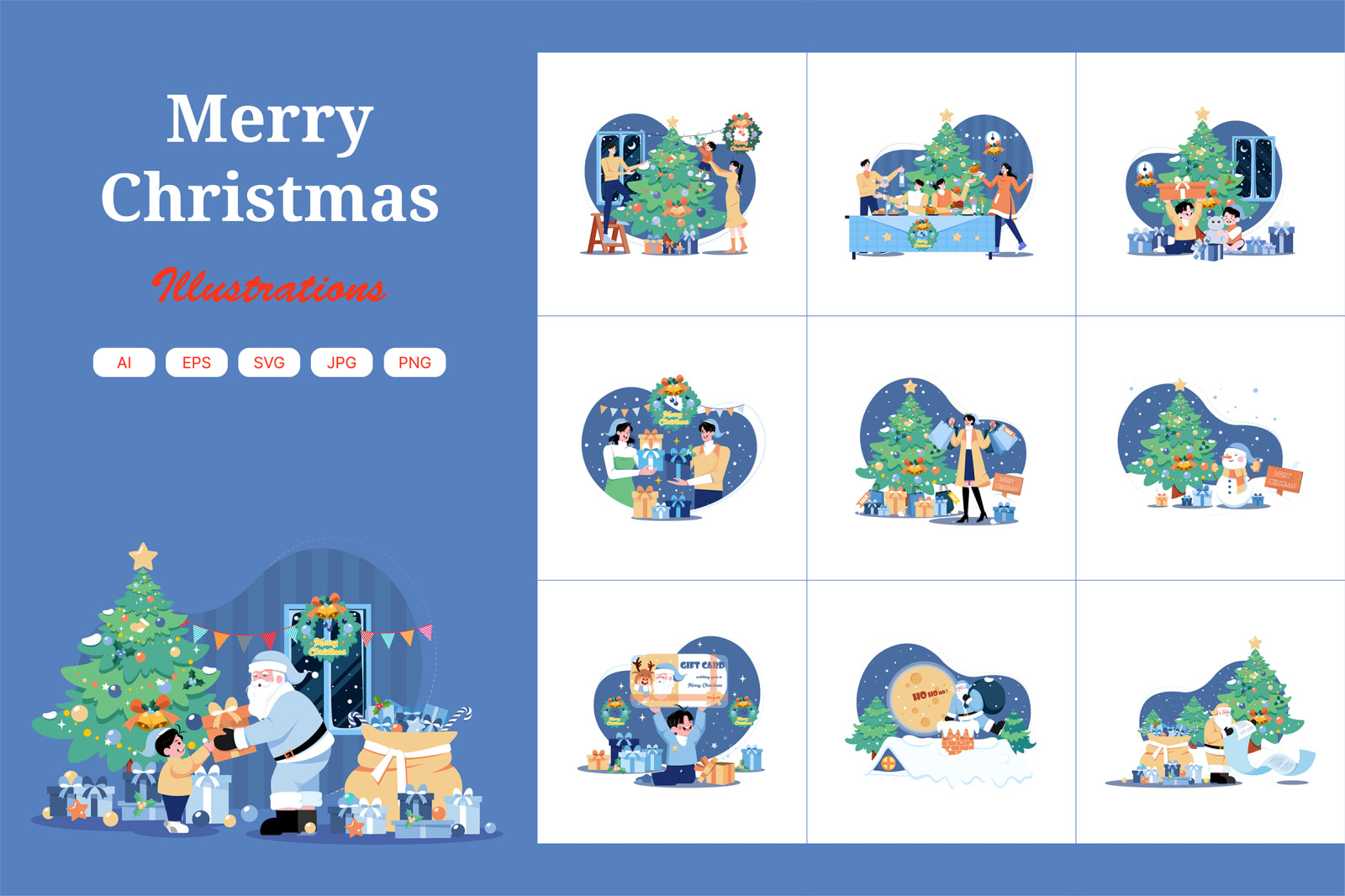 M522_Christmas Illustration Pack