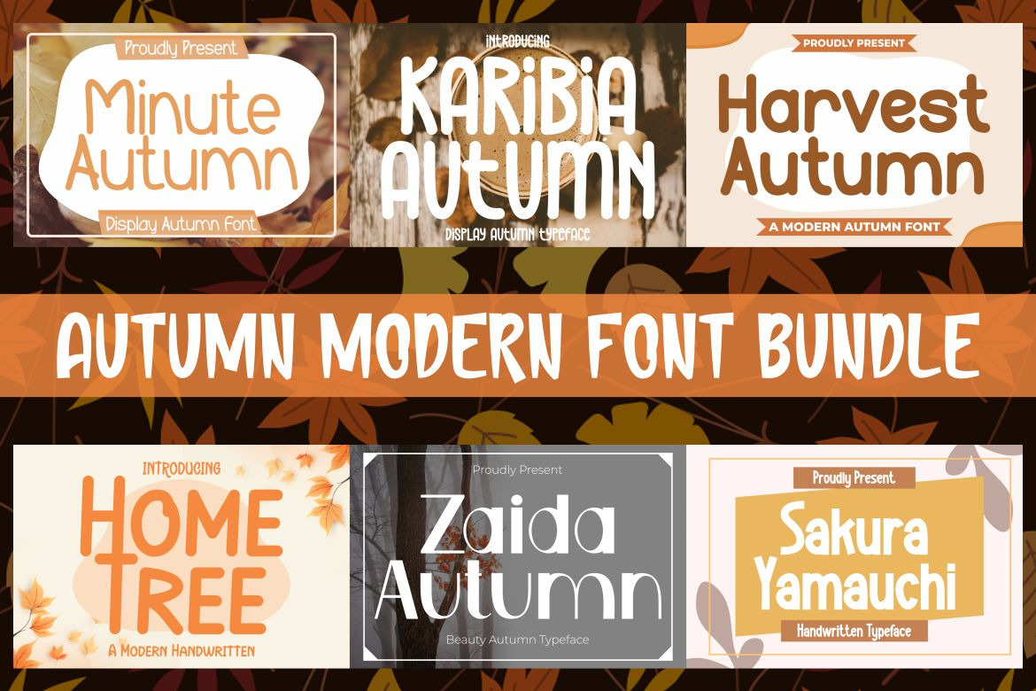 Autumn Modern Font Bundle