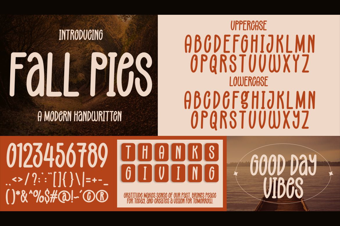 Autumn Modern Font Bundle