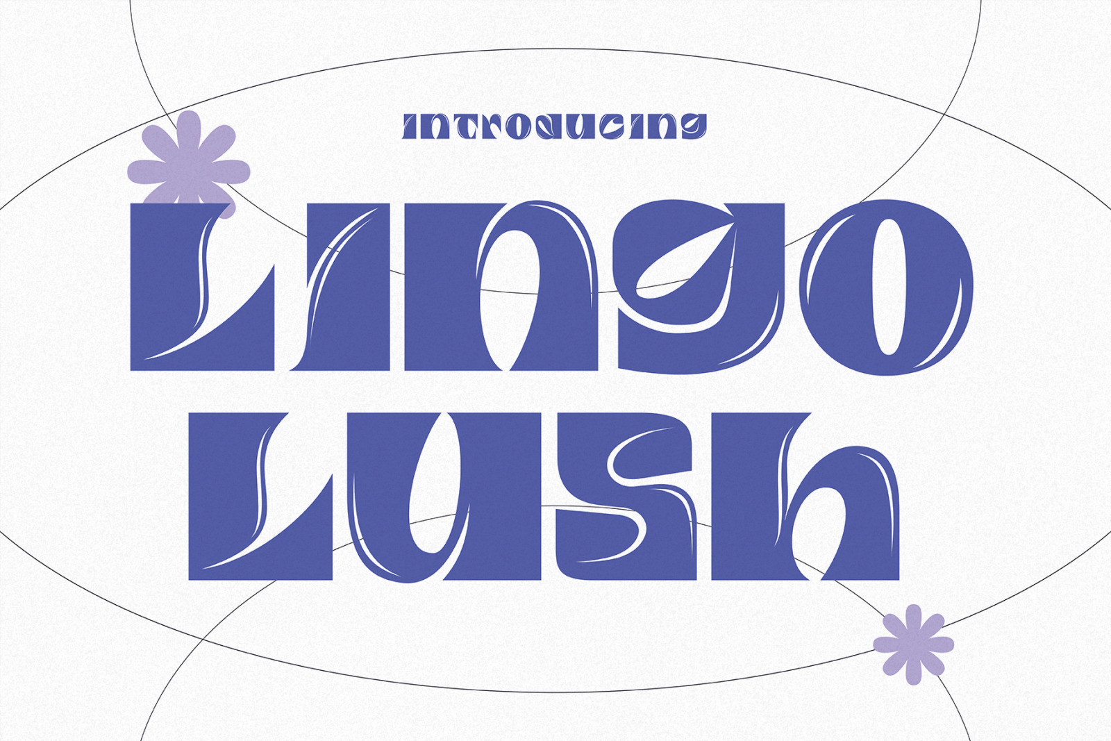 Lingo Lush - Surreal Typeface Lingo Lush - Surreal Typeface