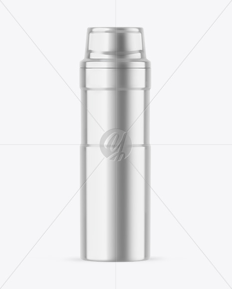 Metallic Thermo Bottle Mockup