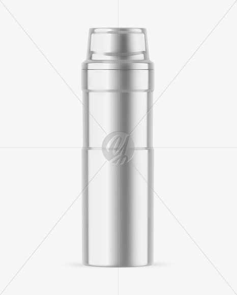 Metallic Thermo Bottle Mockup