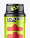 Metallic Thermo Bottle Mockup