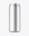 Matte Metallic Drink Can Mockup