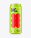 Glossy Drink Can Mockup