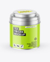 Glossy Tea Tin Can Mockup