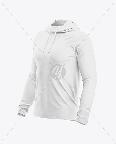 Hoodie Mockup - Half Side View