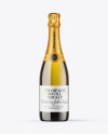 Antique Green Glass Champagne Bottle Mockup Antique Green Glass Champagne Bottle Mockup
