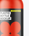 Matte Plastic Bottle Mockup