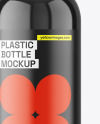 Glossy Plastic Bottle Mockup