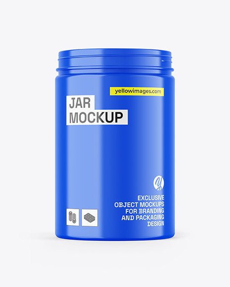 Glossy Jar Mockup