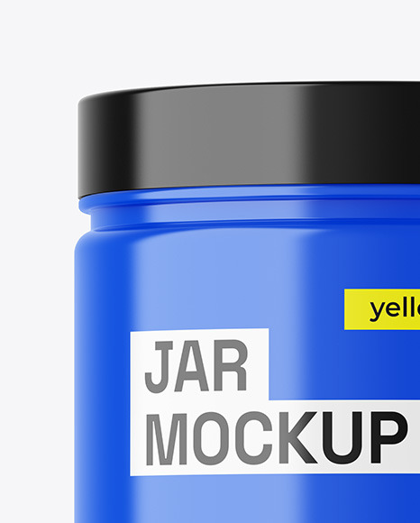 Glossy Jar Mockup