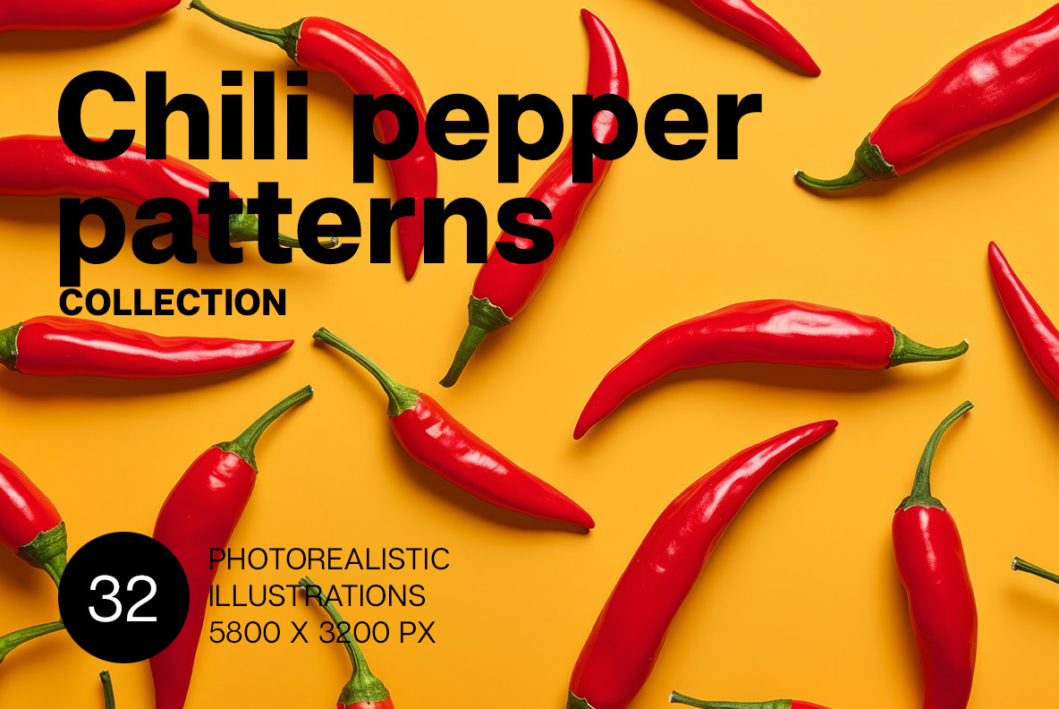 Chili pepper patterns