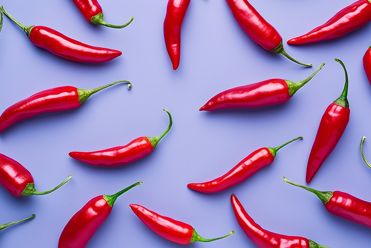 Chili pepper patterns