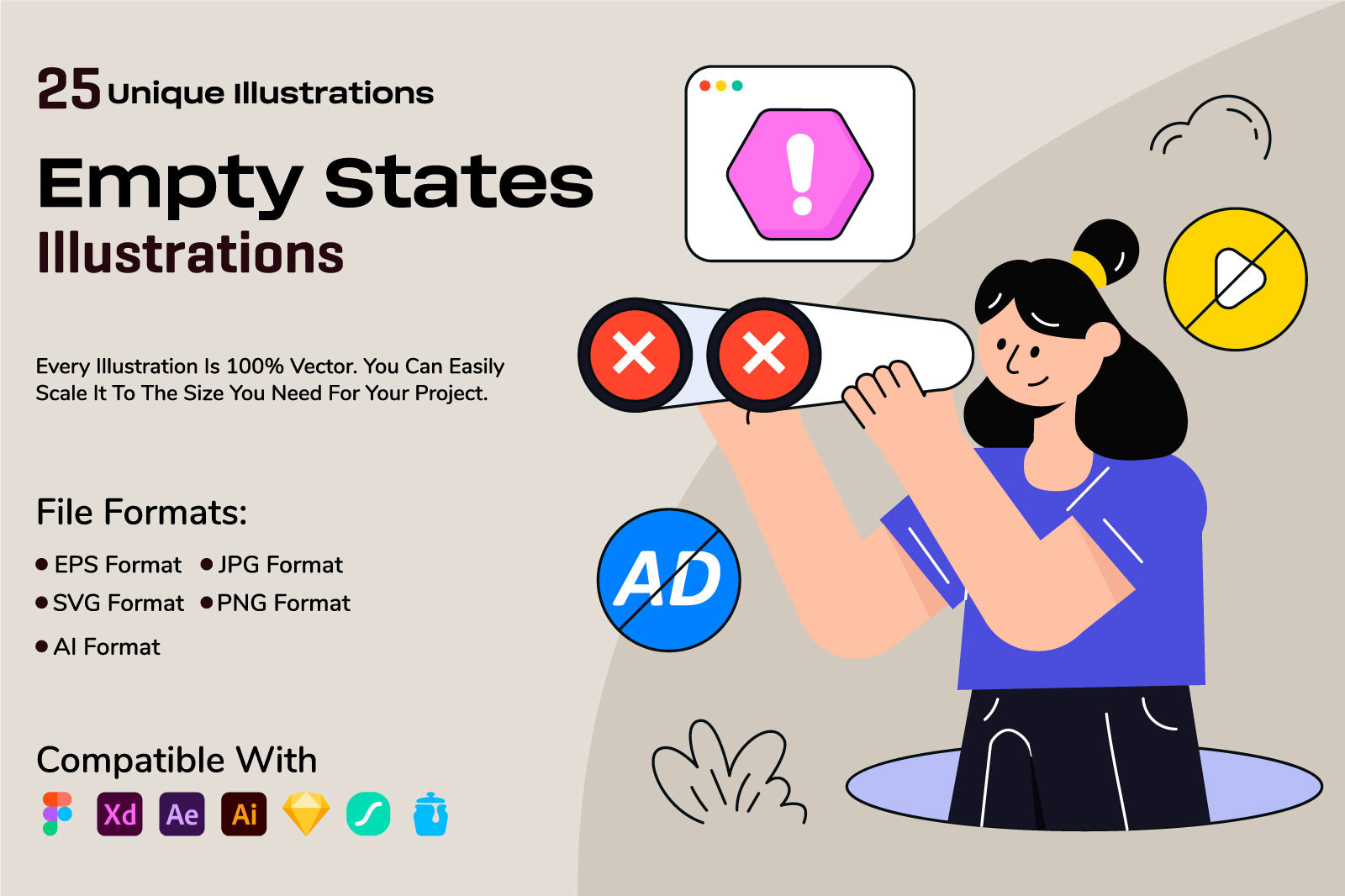 25 Empty States Illustrations 25 Empty States Illustrations