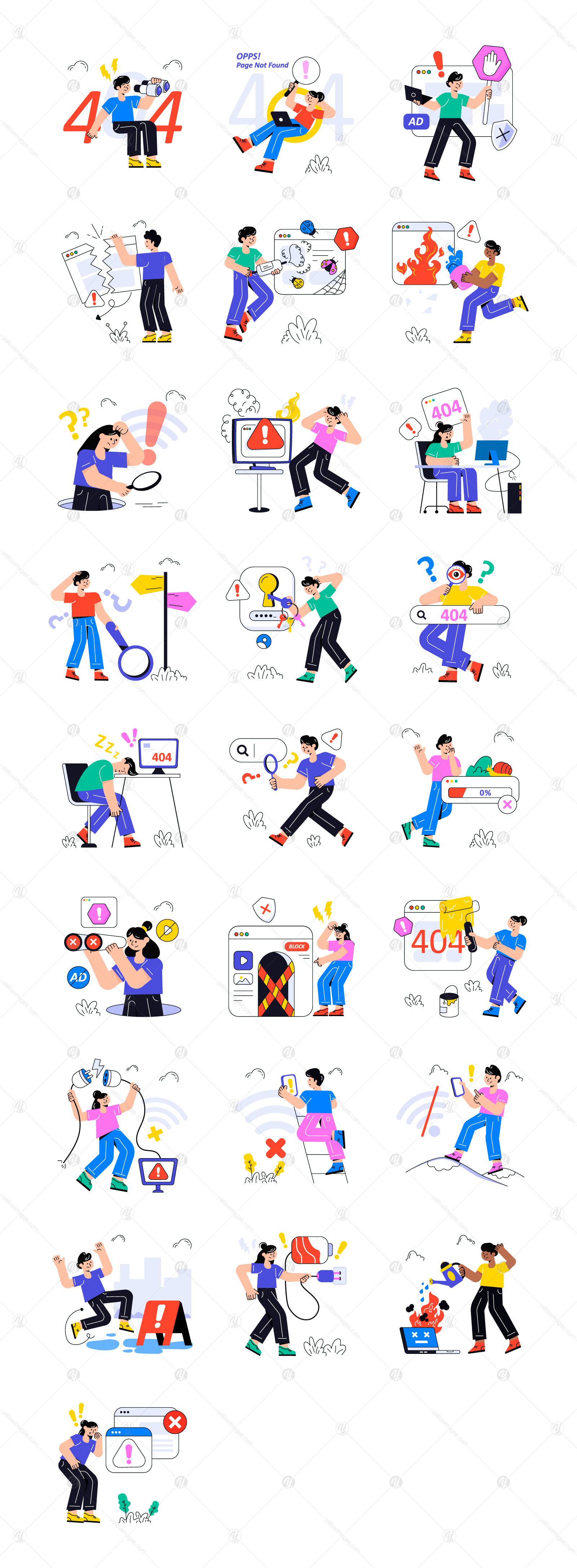 25 Empty States Illustrations 25 Empty States Illustrations