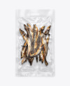 Package with Dried Fish Mockup