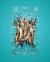 Package with Dried Fish Mockup