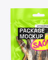 Package with Dried Fish Mockup