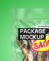 Package with Dried Fish Mockup