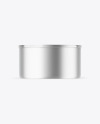 Matte Metallic Tin Can Mockup