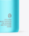 Matte Metallic Tin Can Mockup