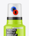 Glossy Thermo Bottle Mockup