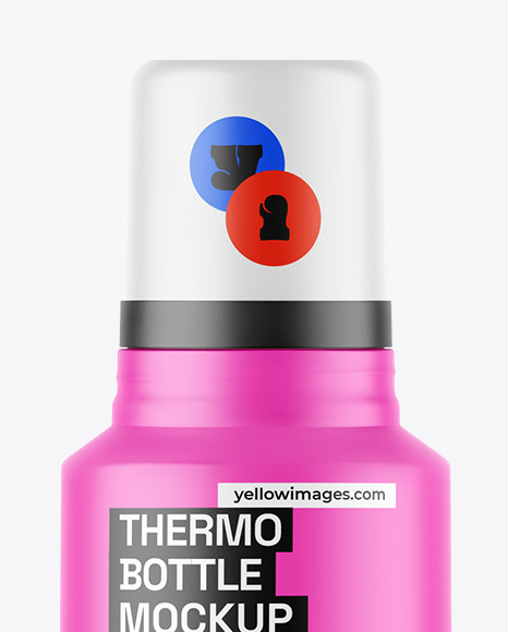 Matte Thermo Bottle Mockup