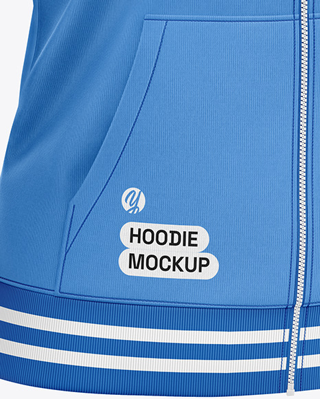 Women's Full-Zip Hoodie Mockup