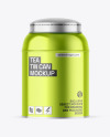 Metallic Tea Tin Can Mockup