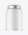 Matte Tea Tin Can Mockup