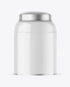 Glossy Tea Tin Can Mockup