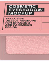 Cosmetic Eyeshadow/Blush Mockup