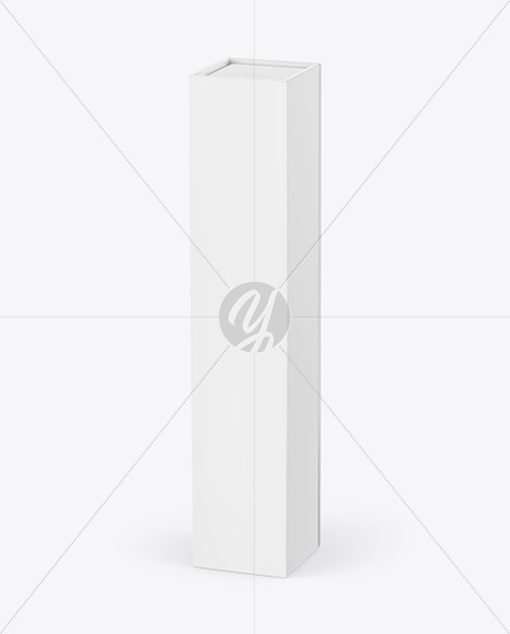 Glossy Eyeliner Box Mockup - Half Side View