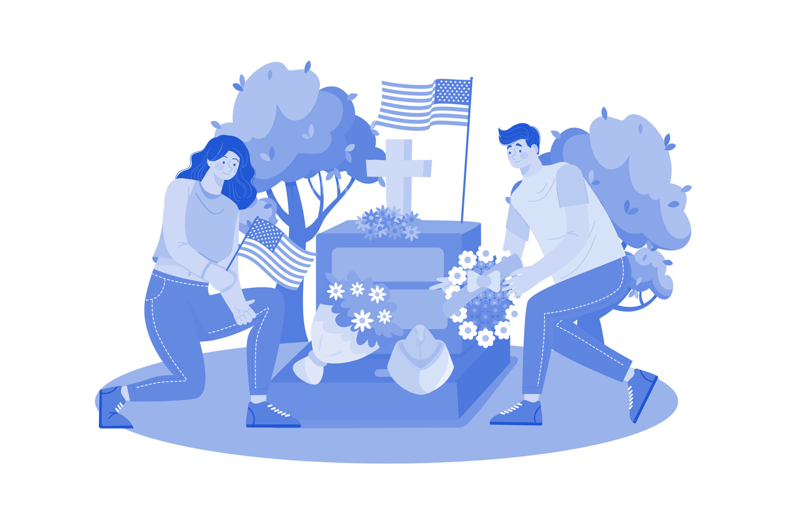 M718_Memorial Day Illustration Pack