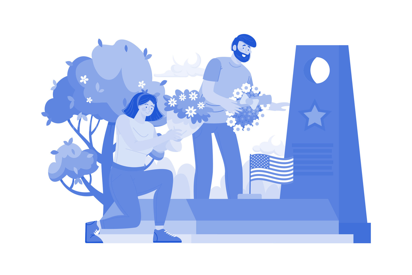 M718_Memorial Day Illustration Pack